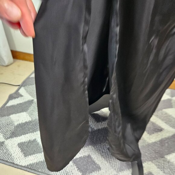 Pretty Garden Black Sleeveless V-Neck Twist Front Maxi Dress Size XL Party Sexy - Picture 8 of 10